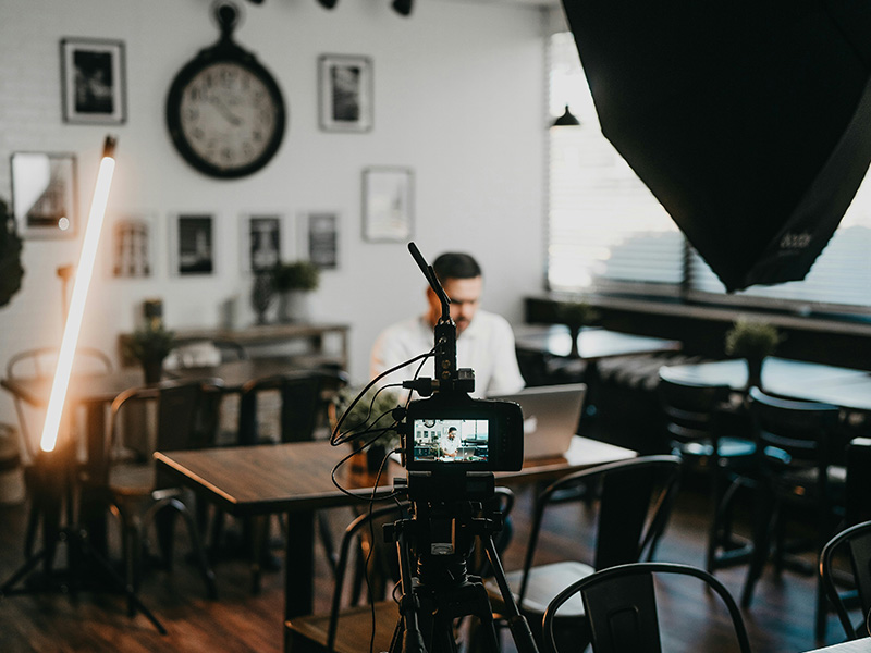 Съёмка онлайн-курсов